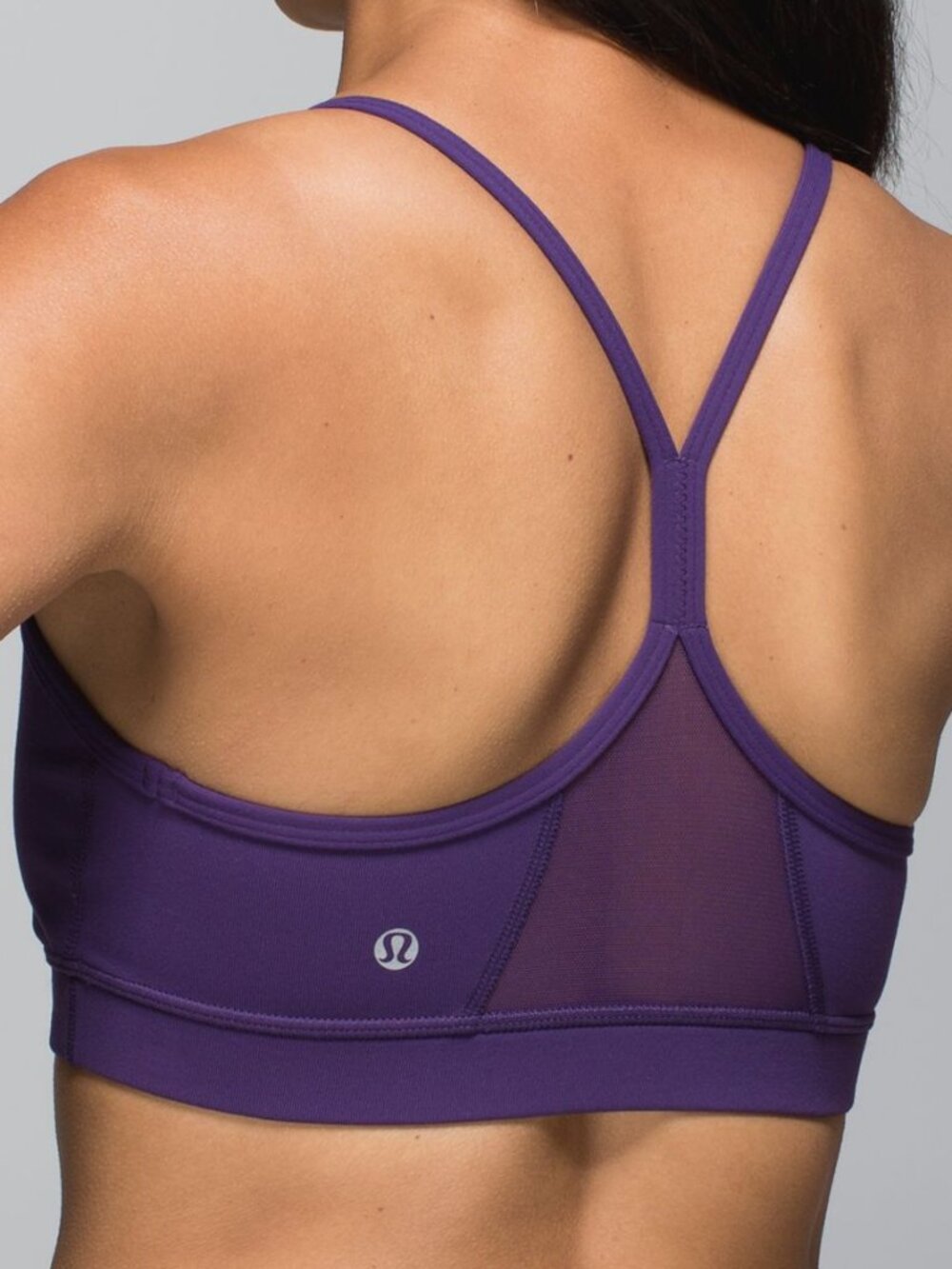 Lululemon Flow Y Bra IV Going Grape size 8